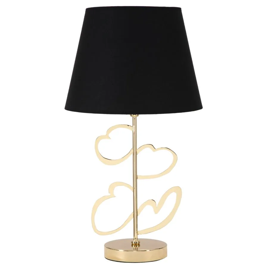 LAMPA STOŁOWA GLAM HEARTS 30X54,5 cm